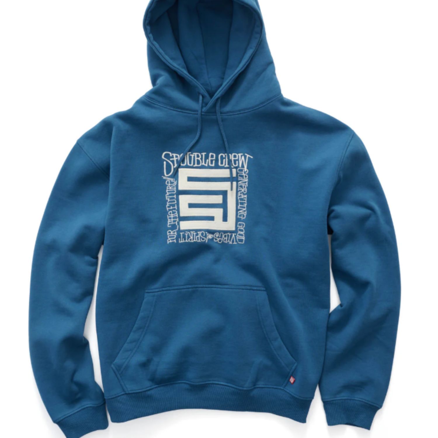 S DOUBLE MENS GENERATING PULLOVER HOODIE - WARM BLUE