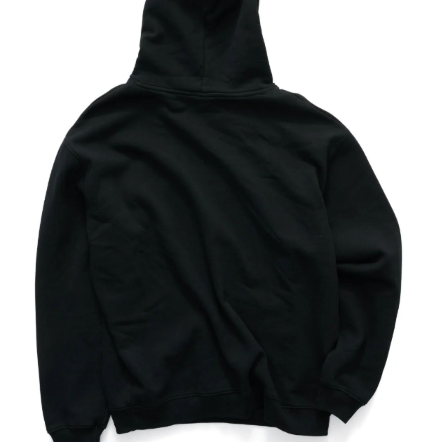 S DOUBLE MENS ARCH ROOTS PULLOVER HOODIE - BLACK