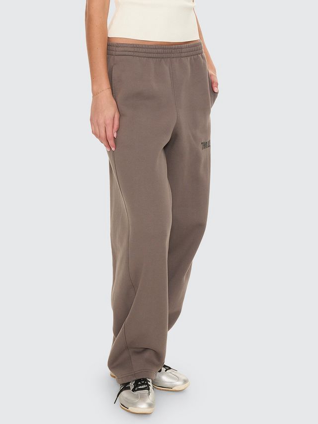 THRILLS WOMENS TAKE IT EASY TRACK PANT - CLAY SMOKE