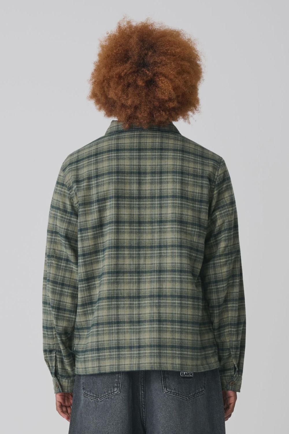 XLARGE MENS ITALIC ZIP SHIRT - MAYFLY