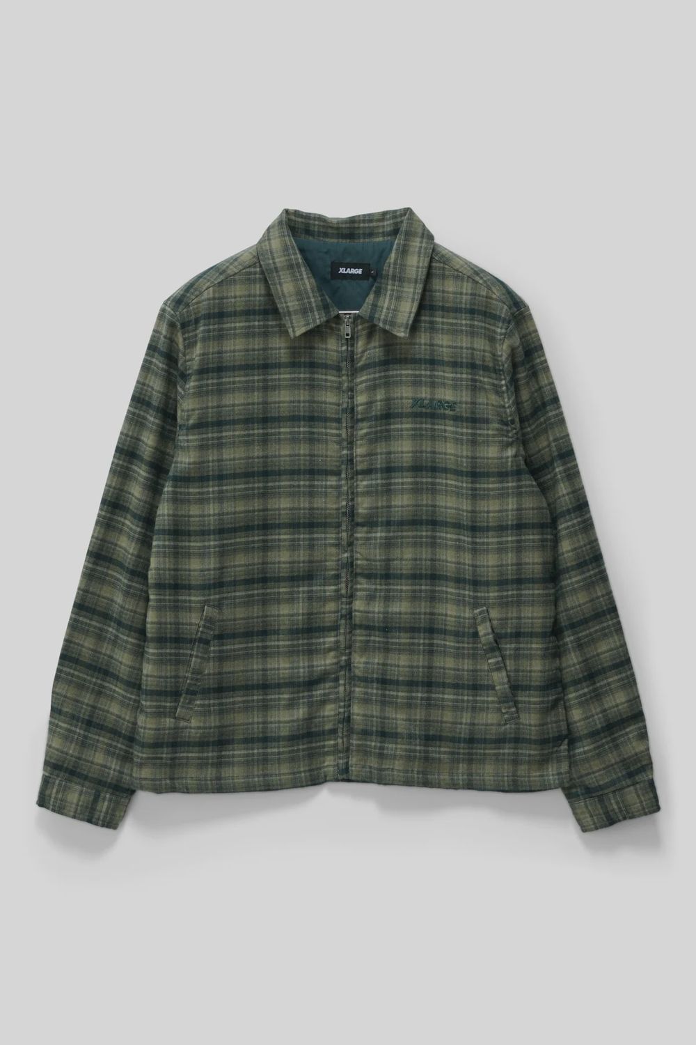 XLARGE MENS ITALIC ZIP SHIRT - MAYFLY