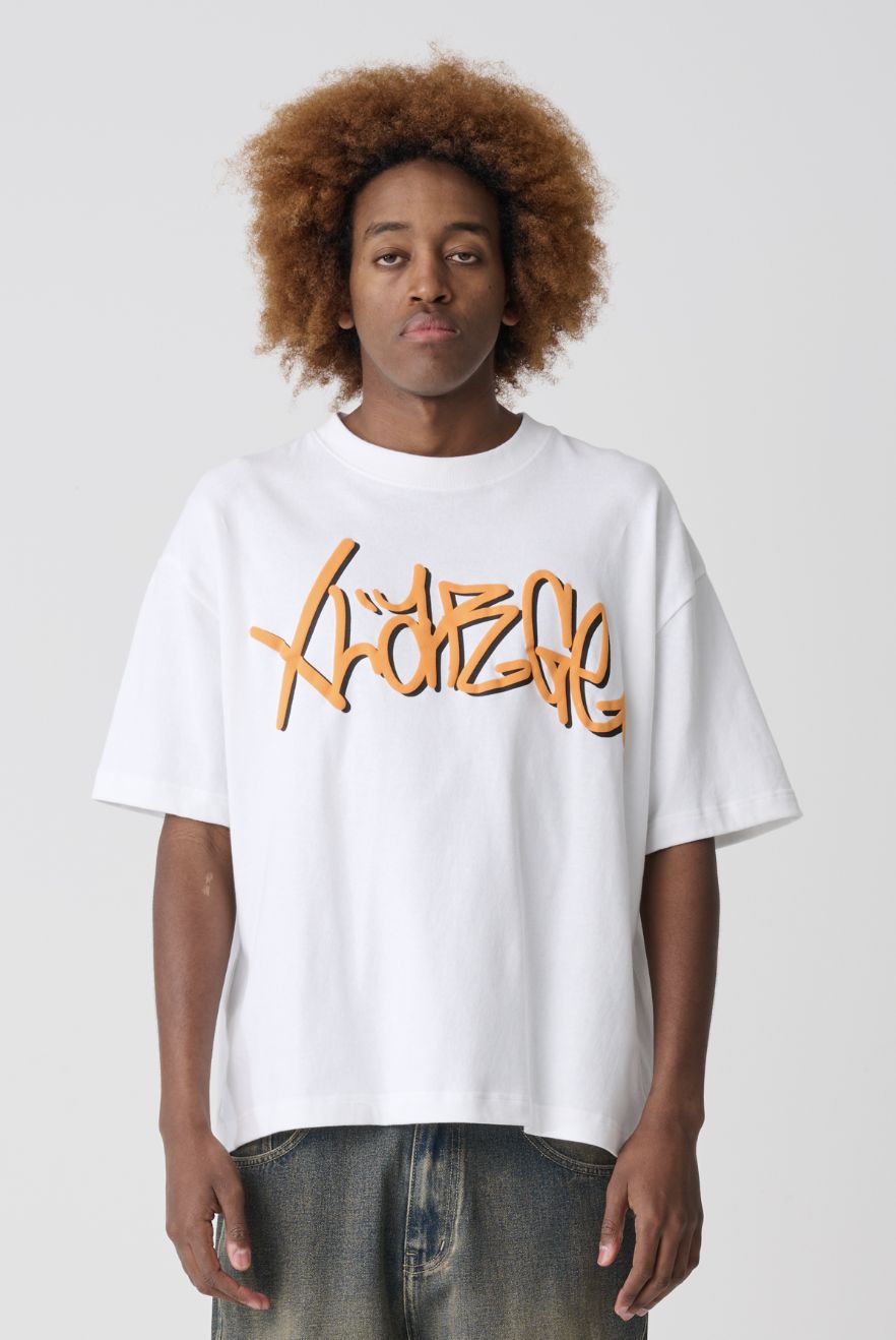 XLARGE MENS TAGGED GORILLA FIT TEE - WHITE