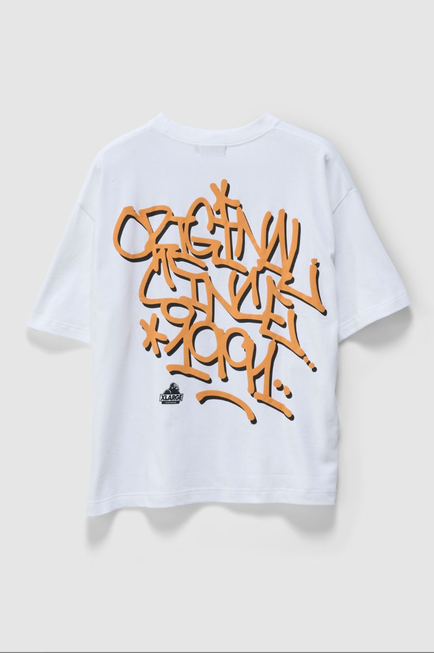 XLARGE MENS TAGGED GORILLA FIT TEE - WHITE