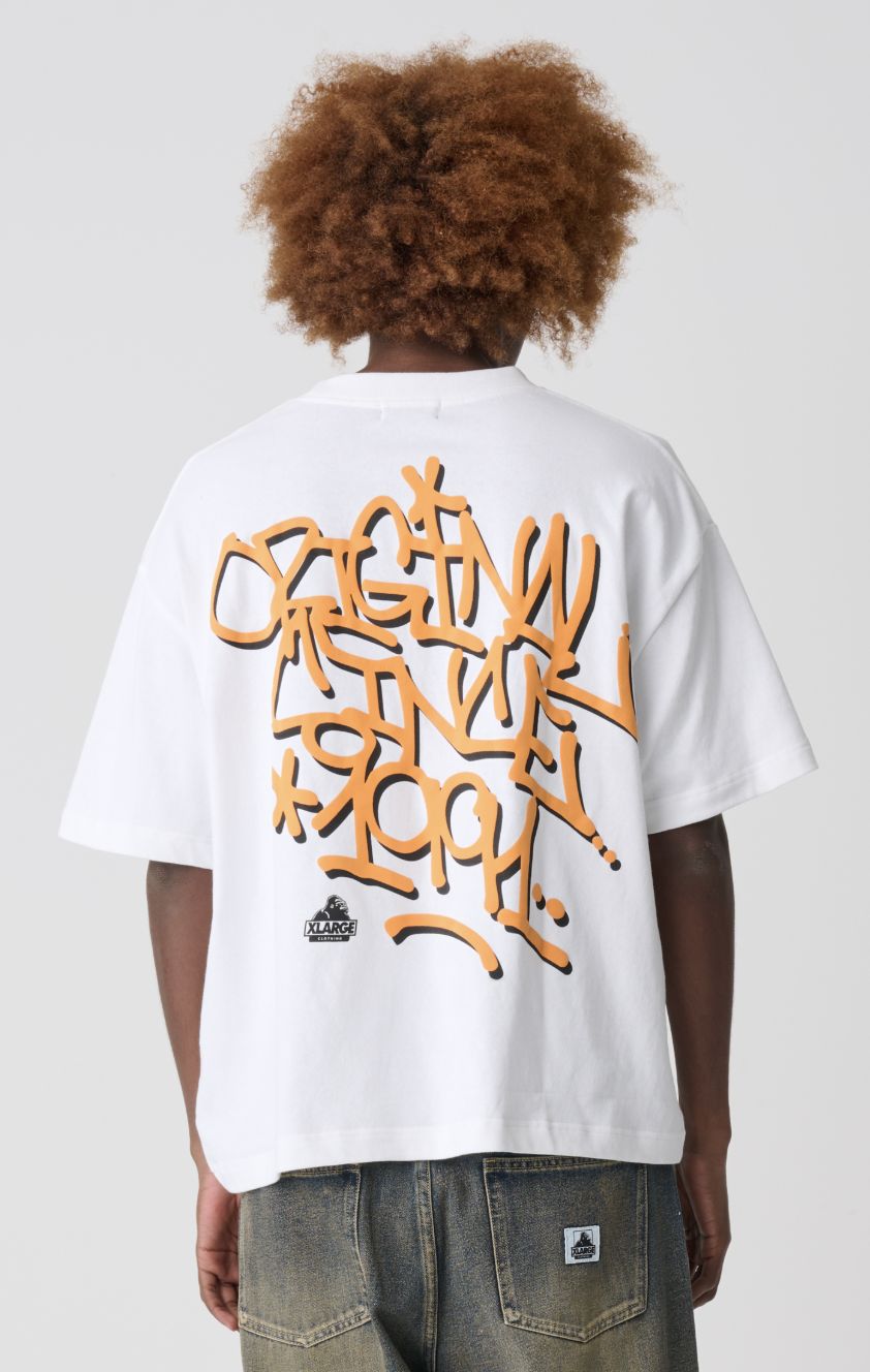 XLARGE MENS TAGGED GORILLA FIT TEE - WHITE