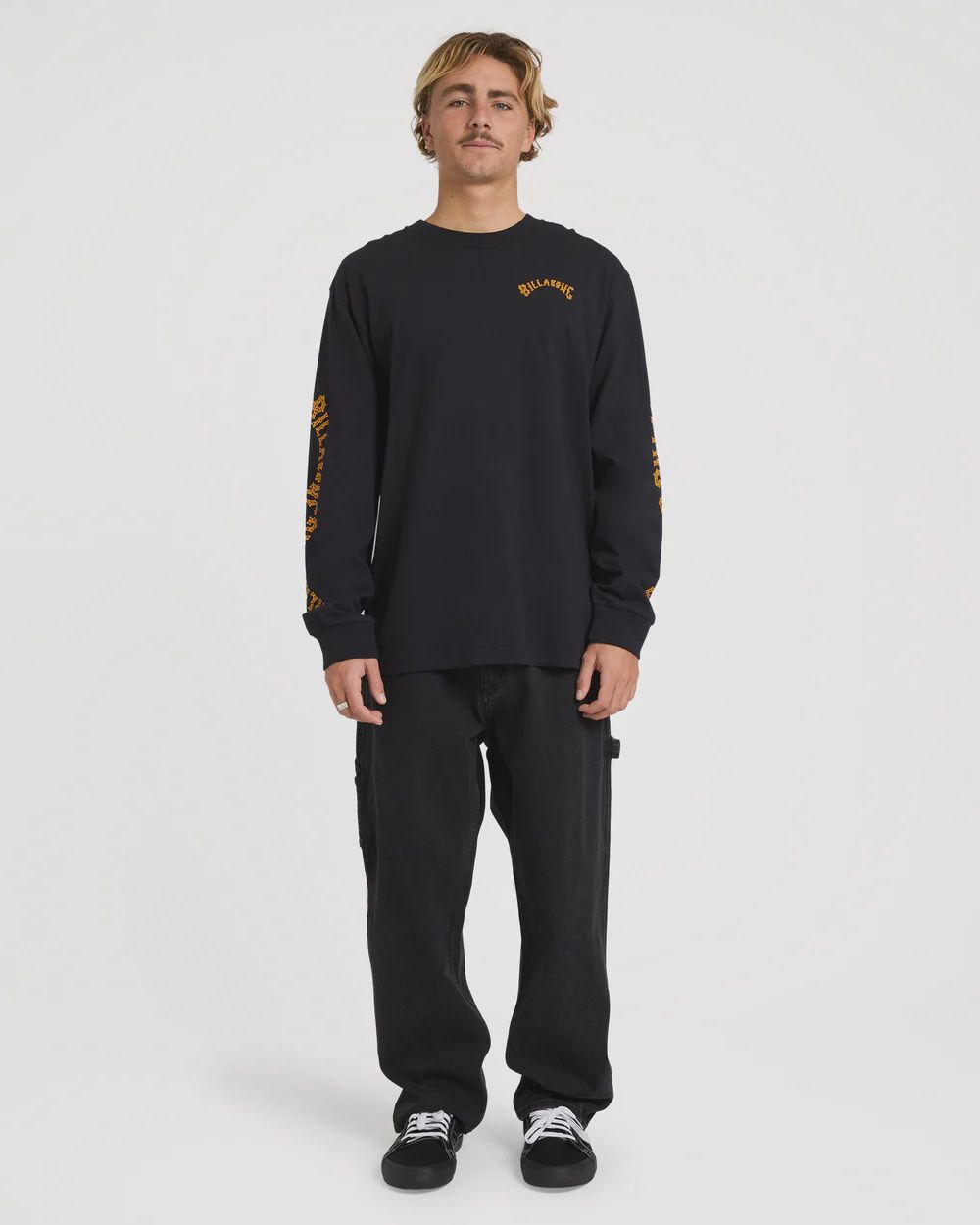 BILLABONG MENS OTIS ARCH LS TEE - BLACK