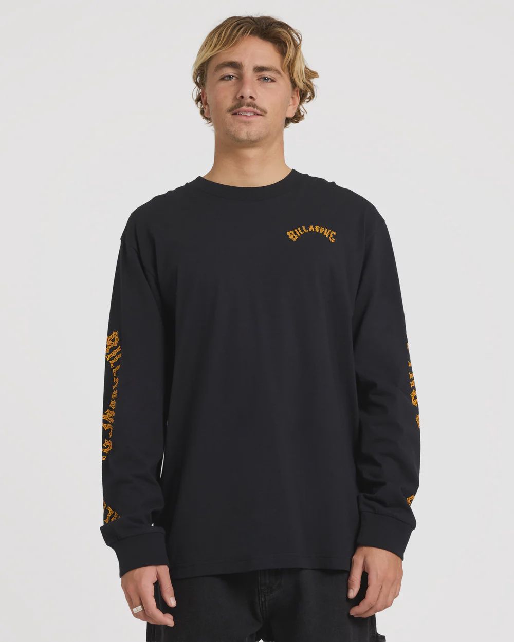 BILLABONG MENS OTIS ARCH LS TEE - BLACK
