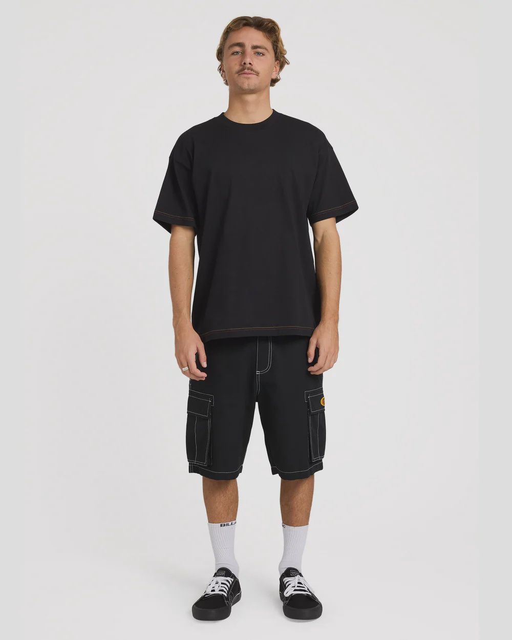 BILLABONG MENS OTIS STITCH SS TEE - BLACK