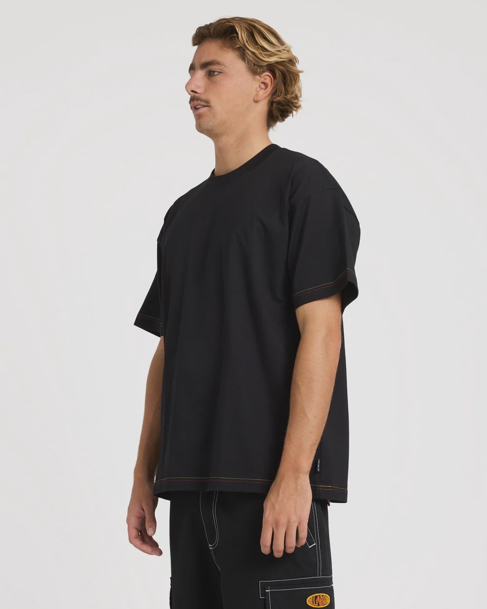 BILLABONG MENS OTIS STITCH SS TEE - BLACK
