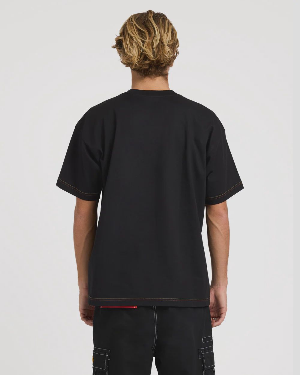BILLABONG MENS OTIS STITCH SS TEE - BLACK