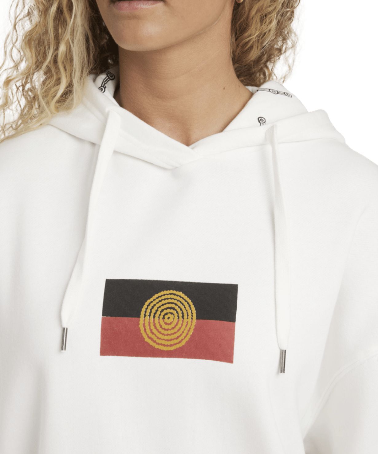 BILLABONG WOMENS OTIS FLAG POP HOOD - SALT CRYSTAL