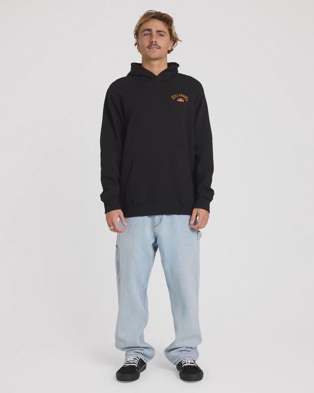 BILLABONG MENS OTIS ARCH POP HOOD - BLACK