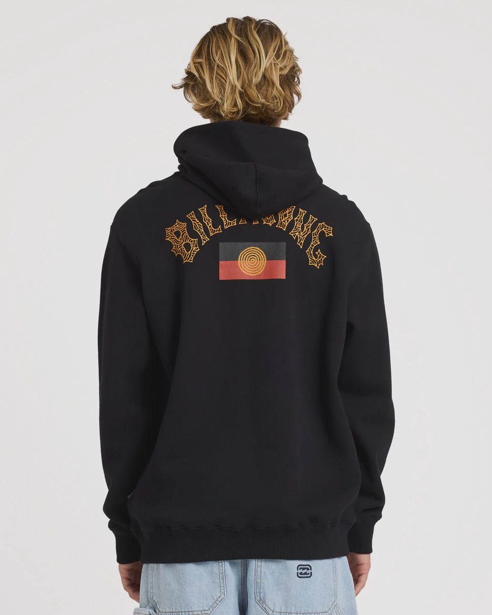 BILLABONG MENS OTIS ARCH POP HOOD - BLACK