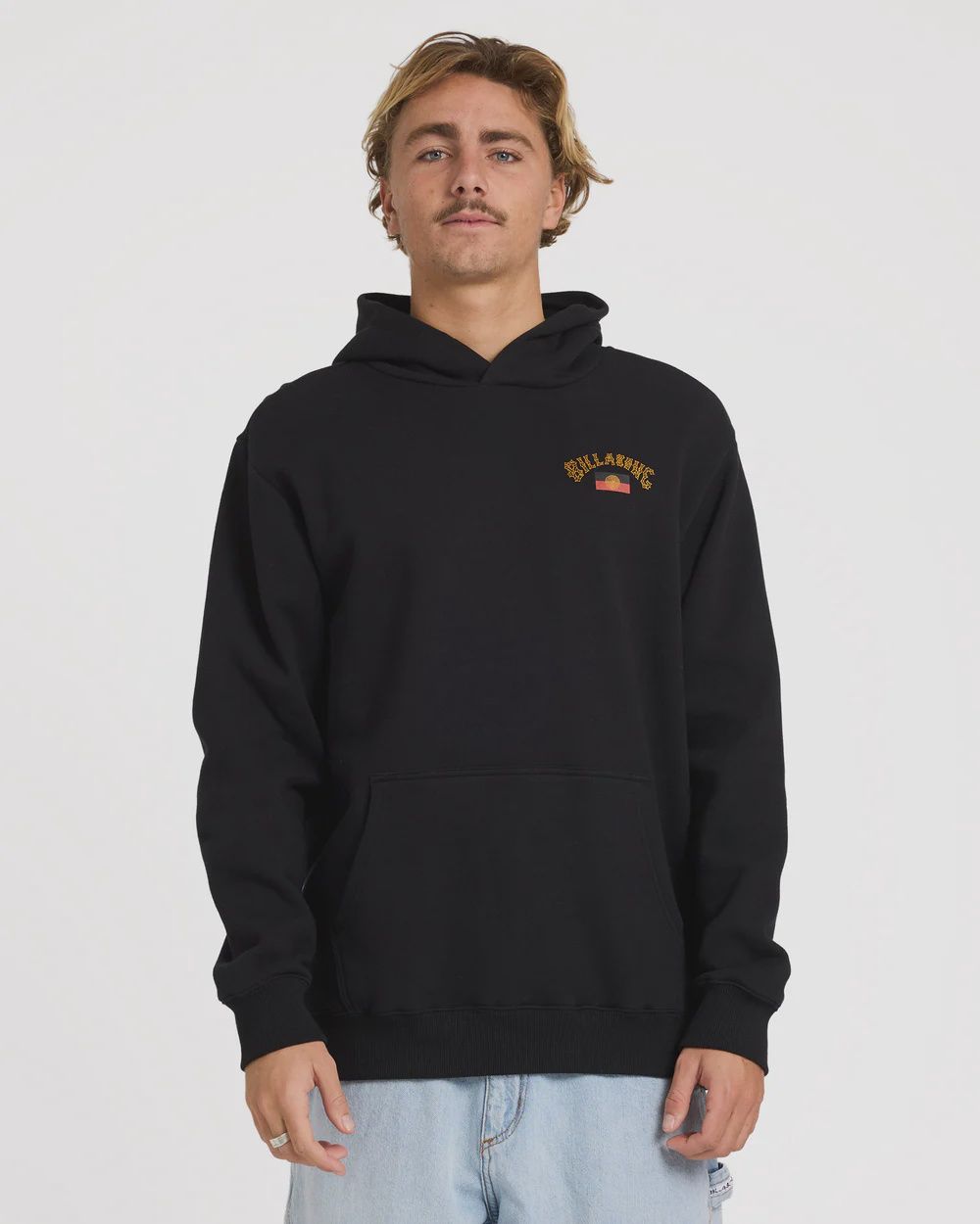 BILLABONG MENS OTIS ARCH POP HOOD - BLACK
