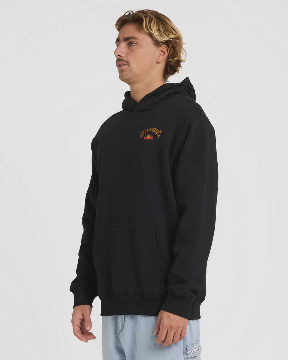 BILLABONG MENS OTIS ARCH POP HOOD - BLACK