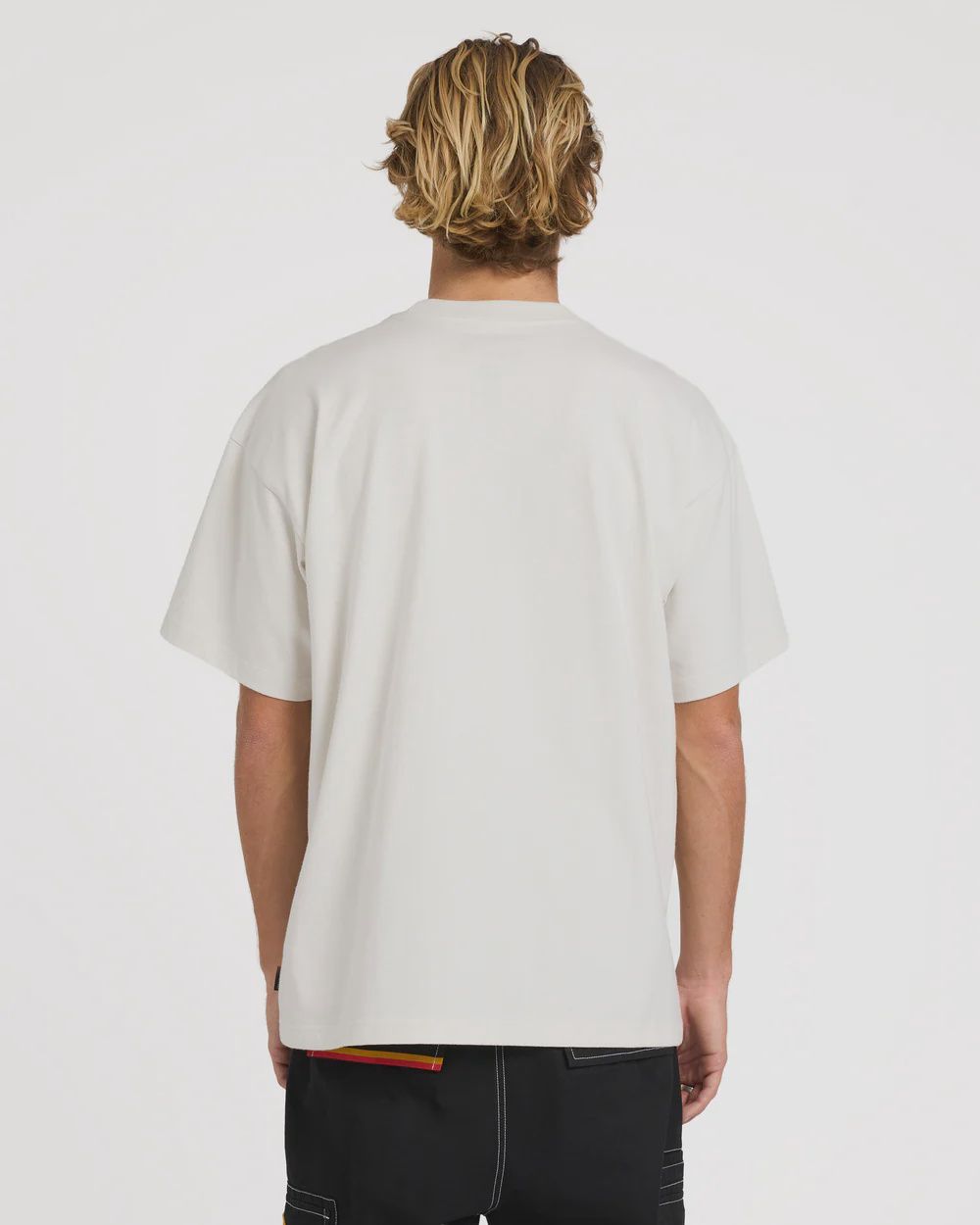 BILLABONG MENS OTIS FLAG SS TEE - OFF WHITE