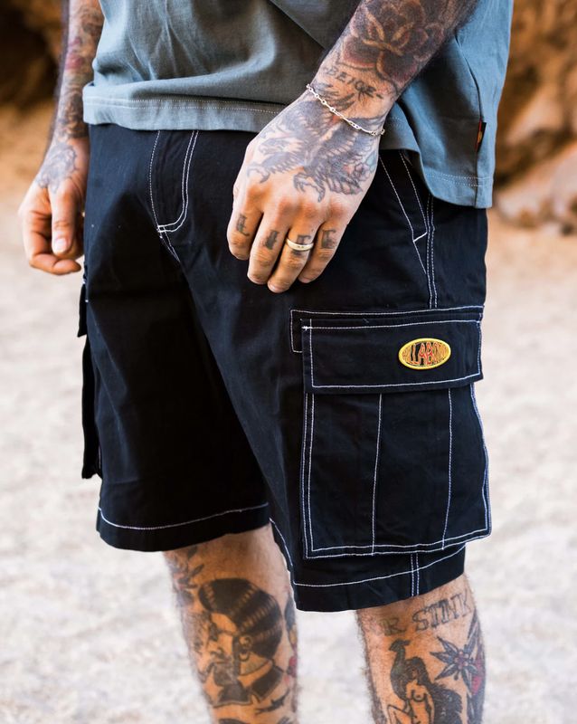 BILLABONG MENS OTIS COMBAT CARGO SHORT - BLACK
