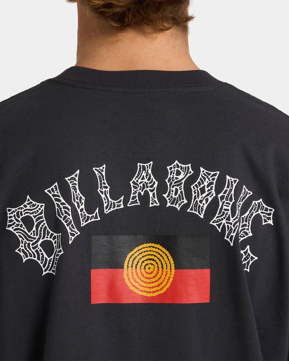 BILLABONG MENS OTIS FLAG ARCH SS TEE - CHARCOAL