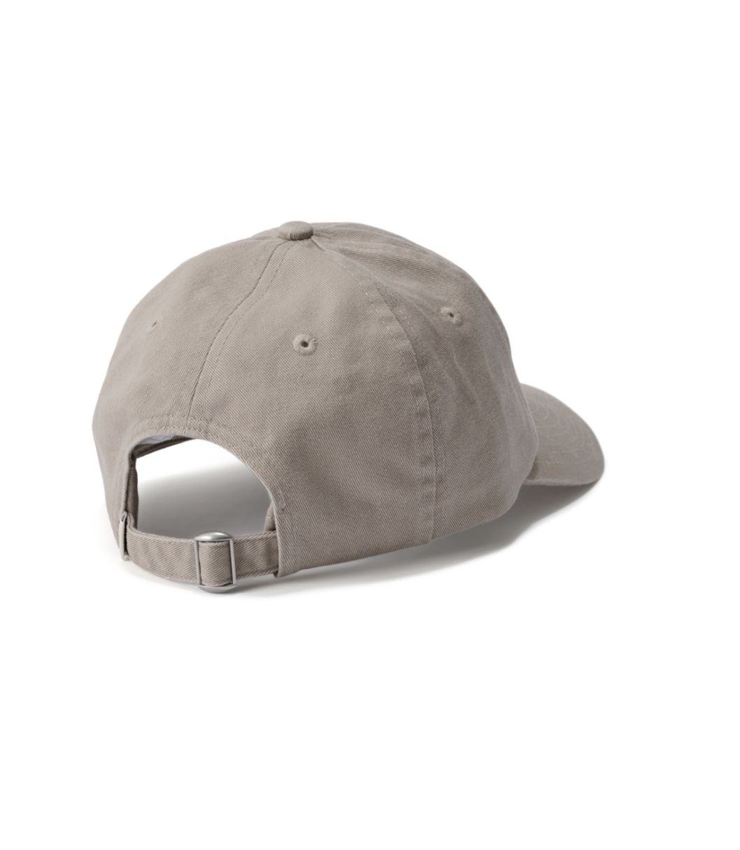 S-DOUBLE MENS SHAWN SCRIPT STRAPBACK CAP - STONE