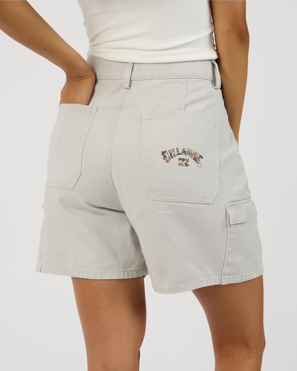 BILLABONG WOMENS HEADLAND SHORTS - STONE
