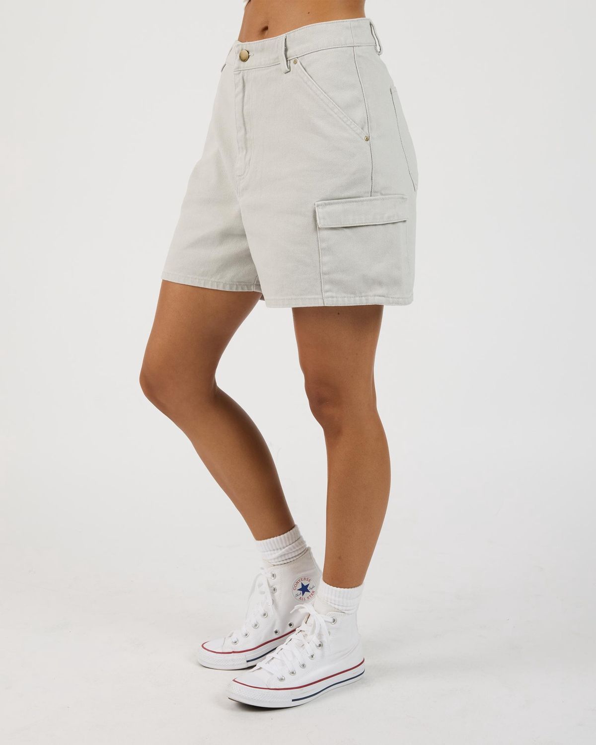 BILLABONG WOMENS HEADLAND SHORTS - STONE