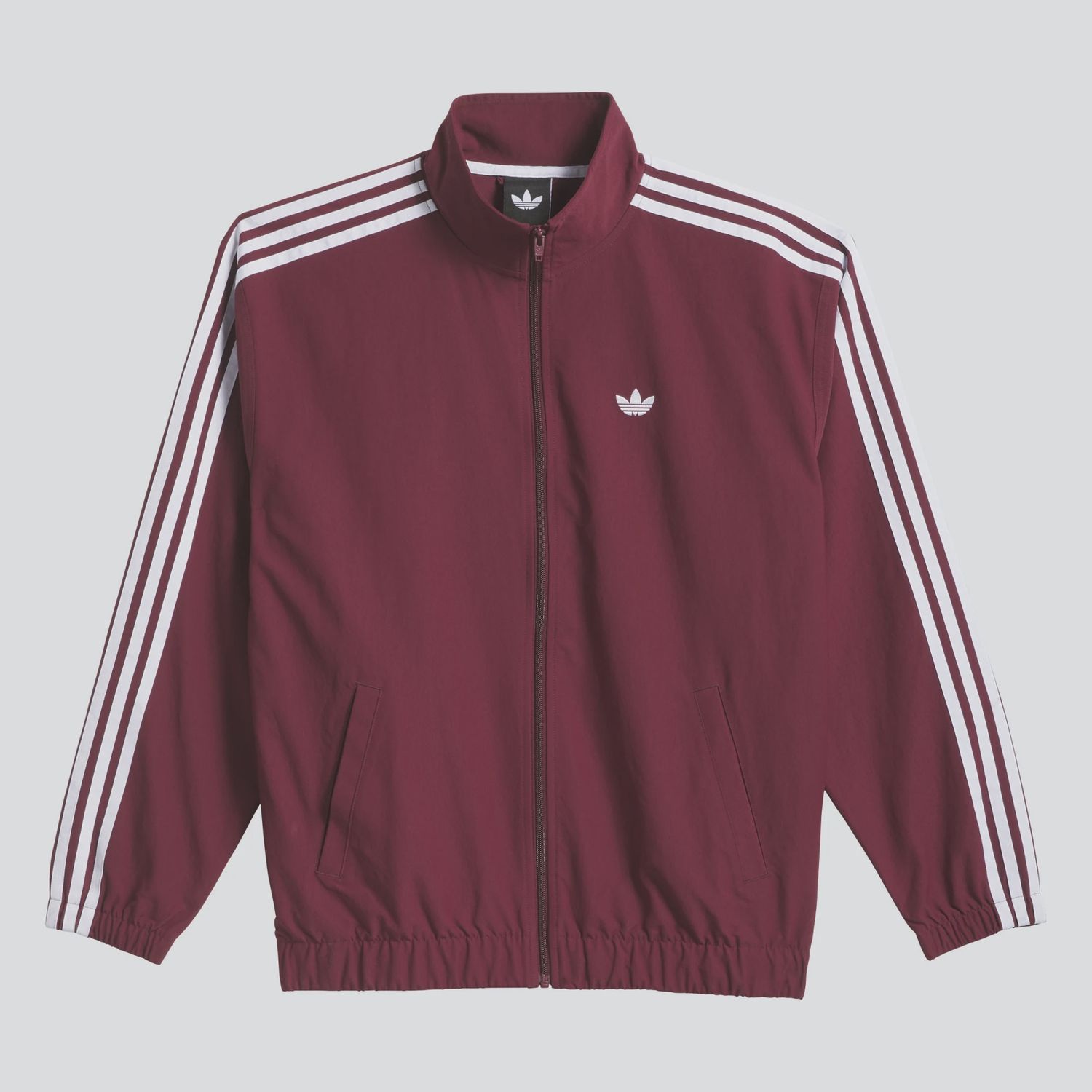 ADIDAS UNISEX SUPERFIRE TRACK JACKET - SHADOW RED/WHITE