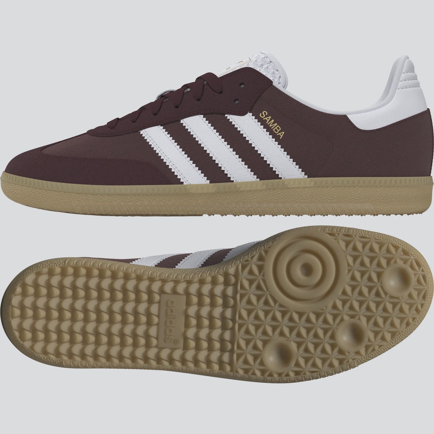 ADIDAS UNISEX SAMBA ADV - SHADOW RED/WHITE/MAROON