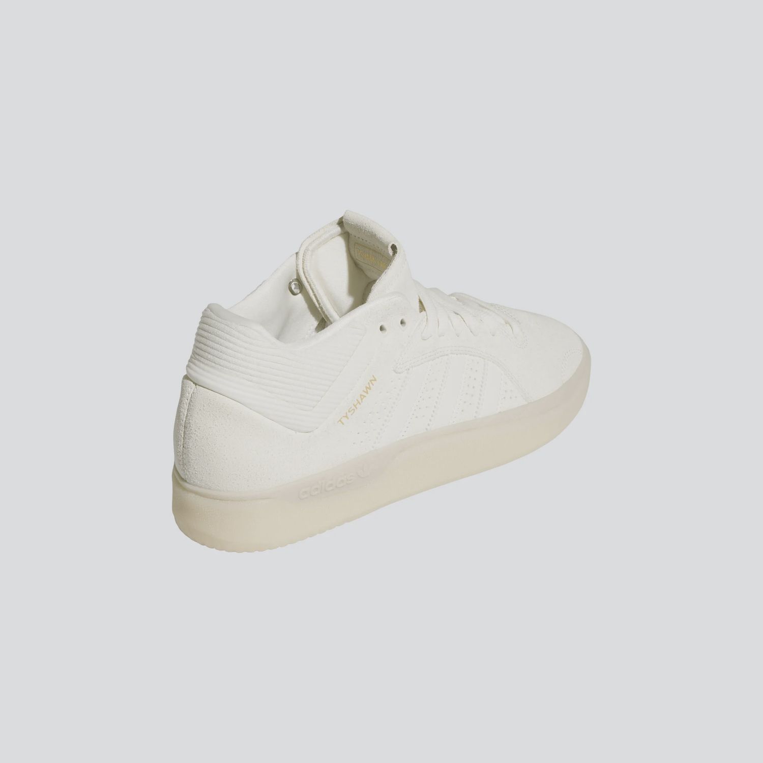 ADIDAS MENS TYSHAWN - OFF WHITE/OFF WHITE/GOLD METALLIC