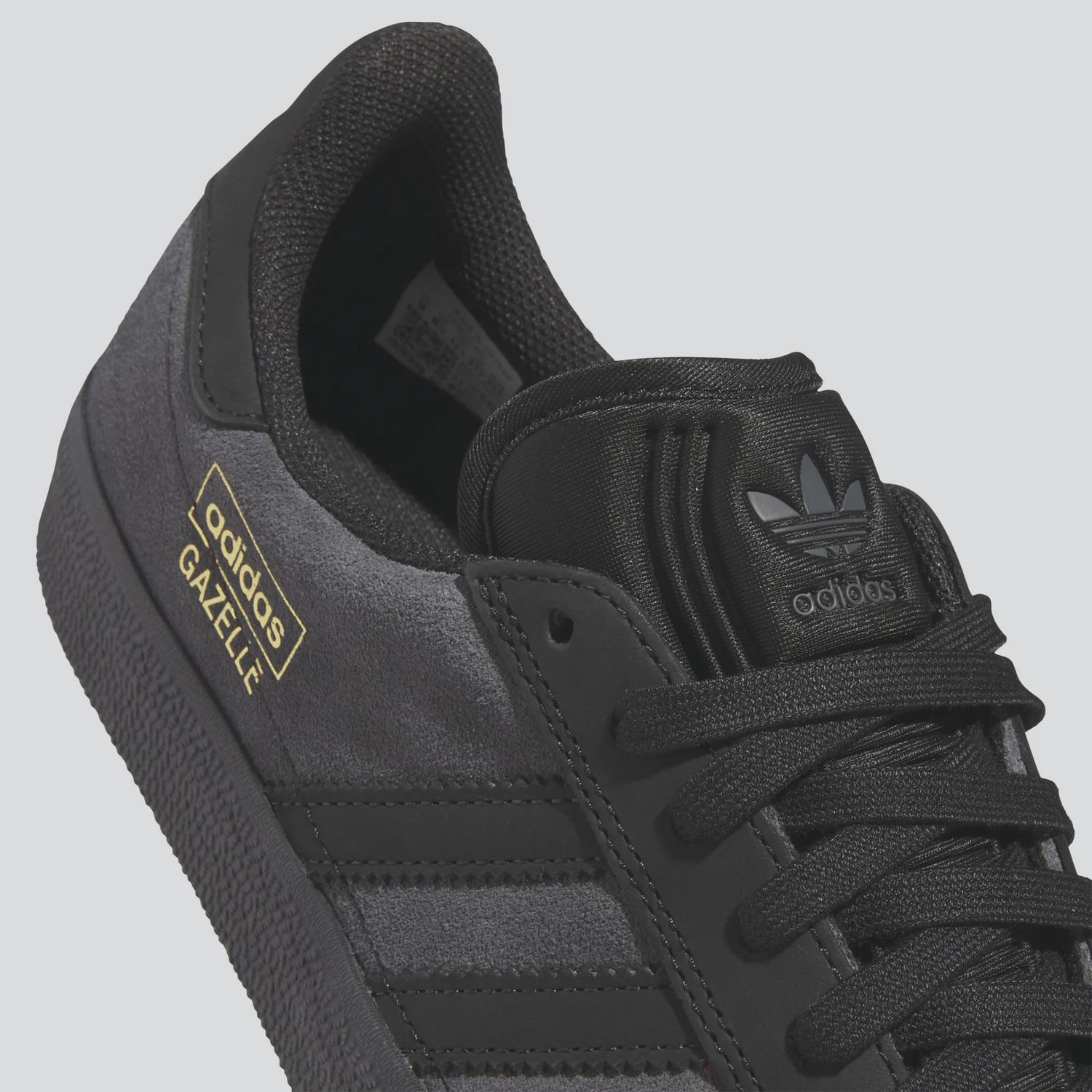 ADIDAS UNISEX GAZELLE ADV - GREY SIX/BLACK/GOLD METALLIC
