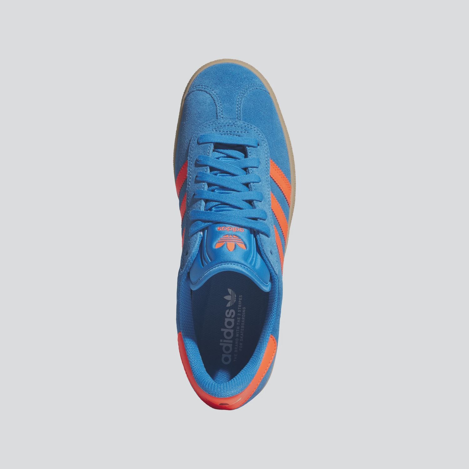 ADIDAS UNISEX GAZELLE ADV - BRIGHT BLUE/SOLRED/GUM4