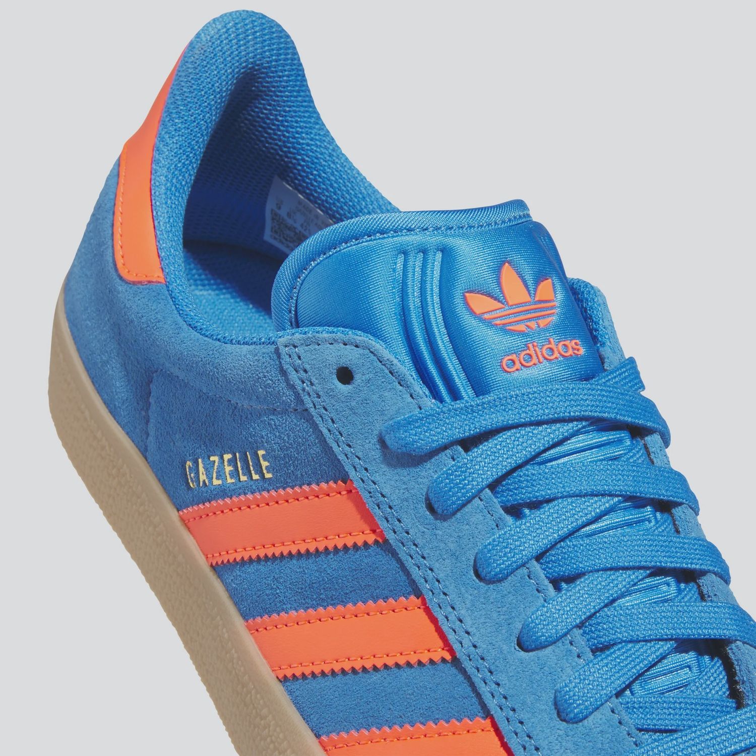 ADIDAS UNISEX GAZELLE ADV - BRIGHT BLUE/SOLRED/GUM4