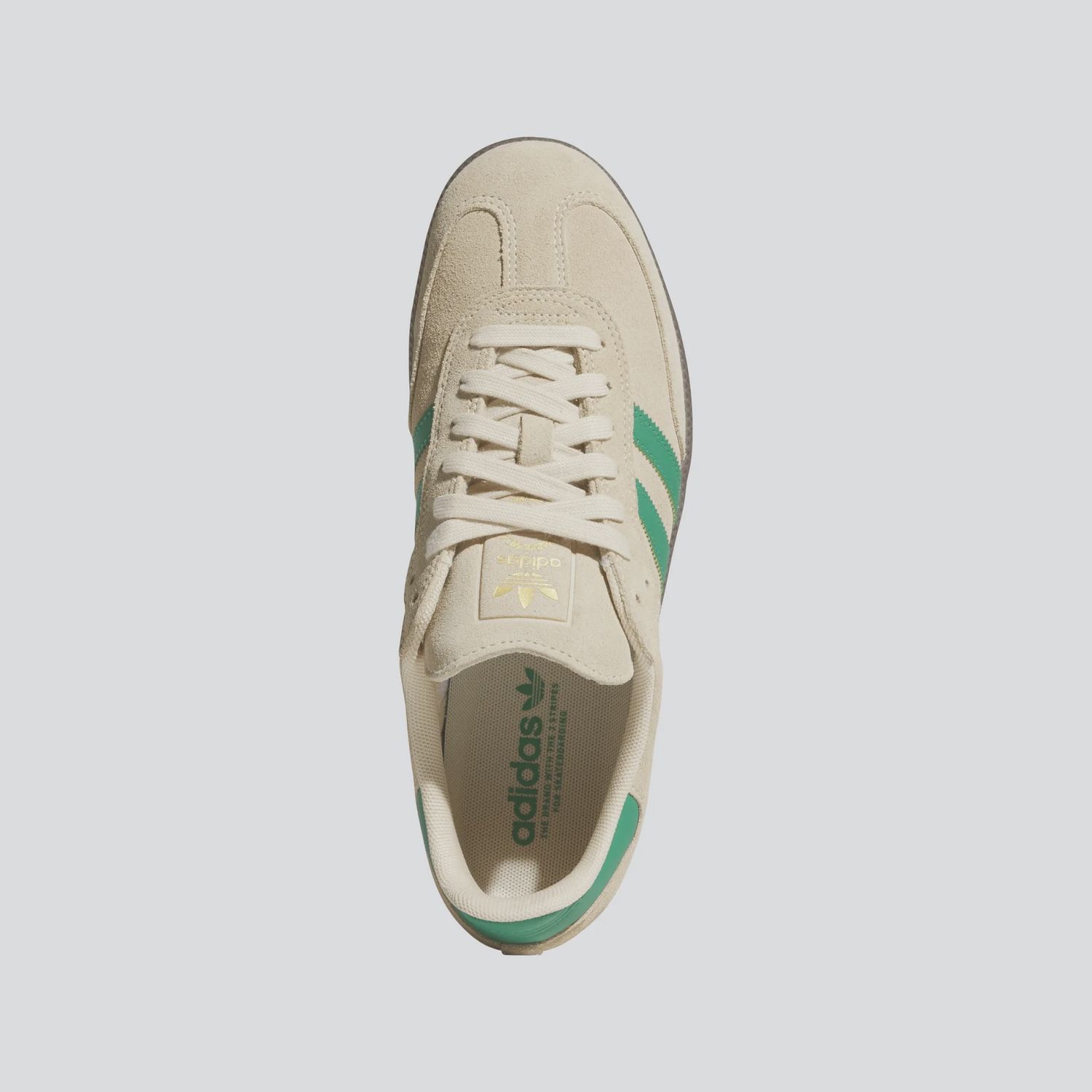 ADIDAS UNISEX SAMBA ADV - SAND STRATA/COURT GREEN/GUM4