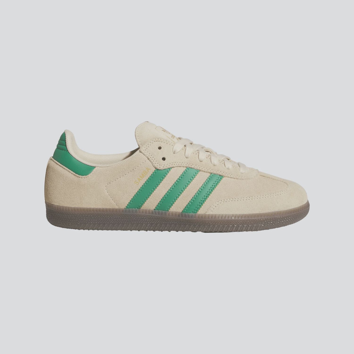 ADIDAS UNISEX SAMBA ADV - SAND STRATA/COURT GREEN/GUM4
