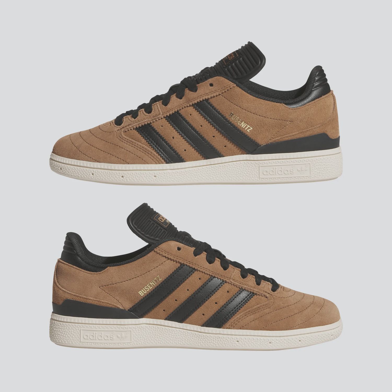 ADIDAS MENS BUSENITZ - PRELOVED BROWN/BLACK/CHALK WHITE