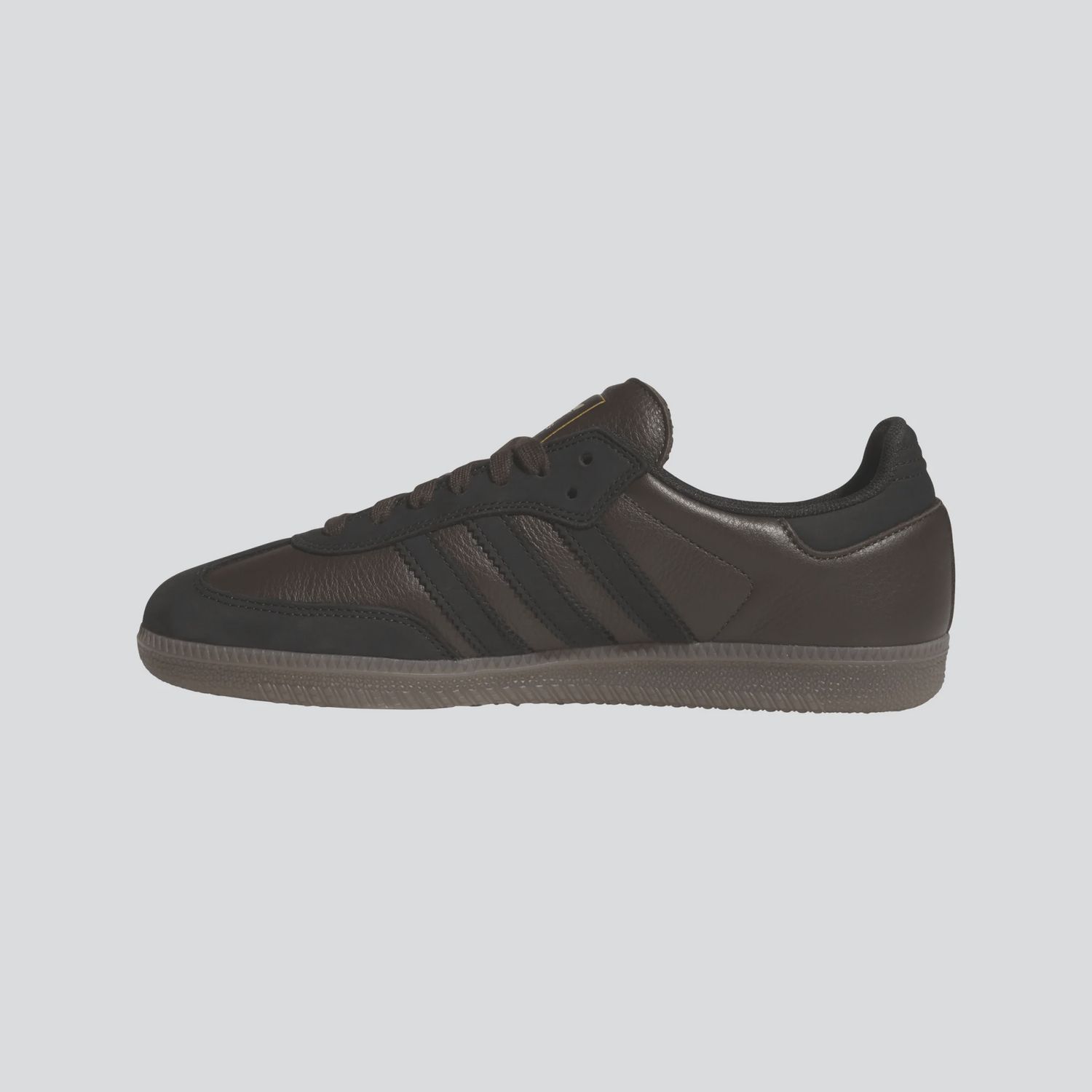 ADIDAS UNISEX SAMBA ADV - DARK BROWN/BLACK/GUM5