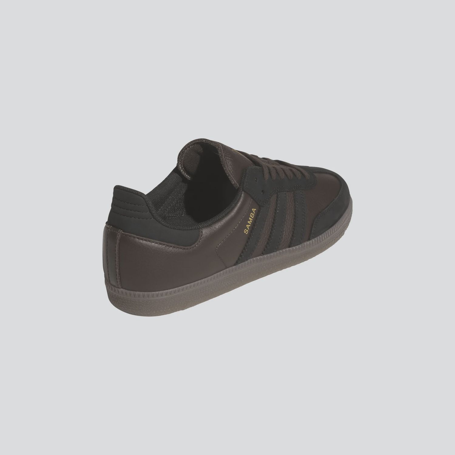 ADIDAS UNISEX SAMBA ADV - DARK BROWN/BLACK/GUM5