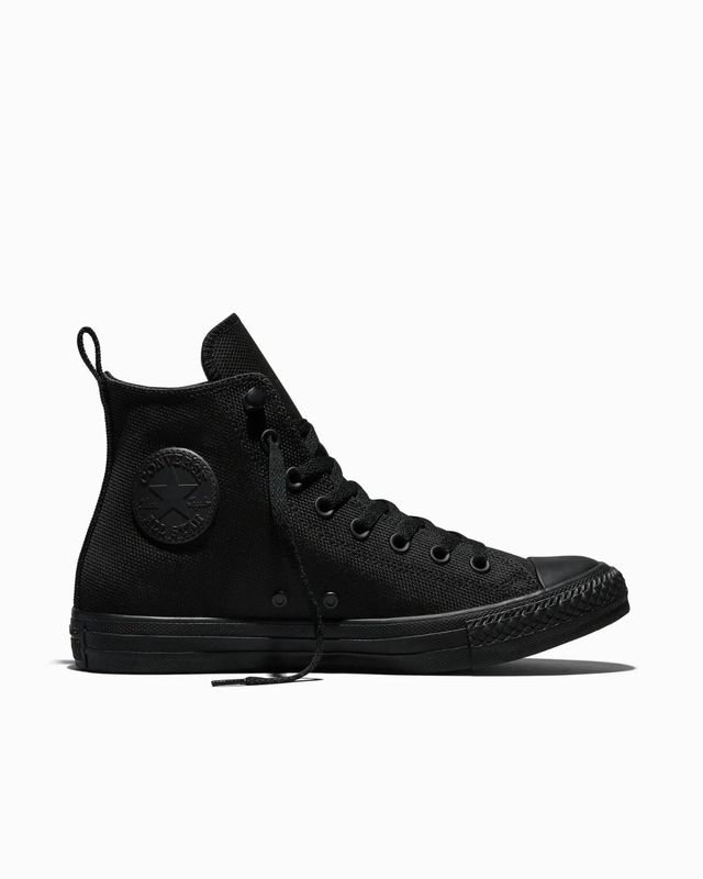 CONVERSE MENS CT TECTUFF HI - BLACK/BLACK/BLACK