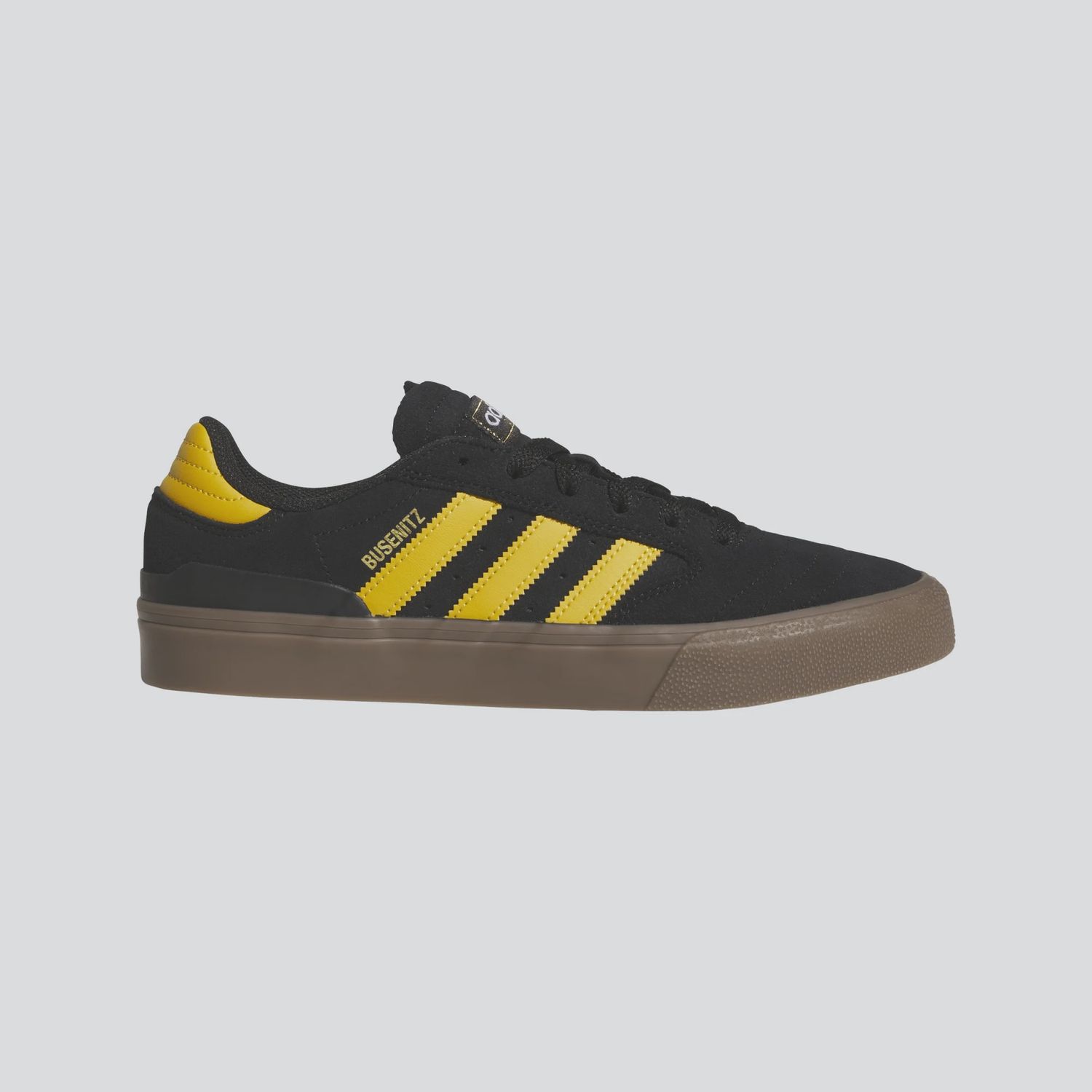 ADIDAS UNISEX BUSENITZ VULC II - BLACK/PRELOVED YELLOW/GUM4