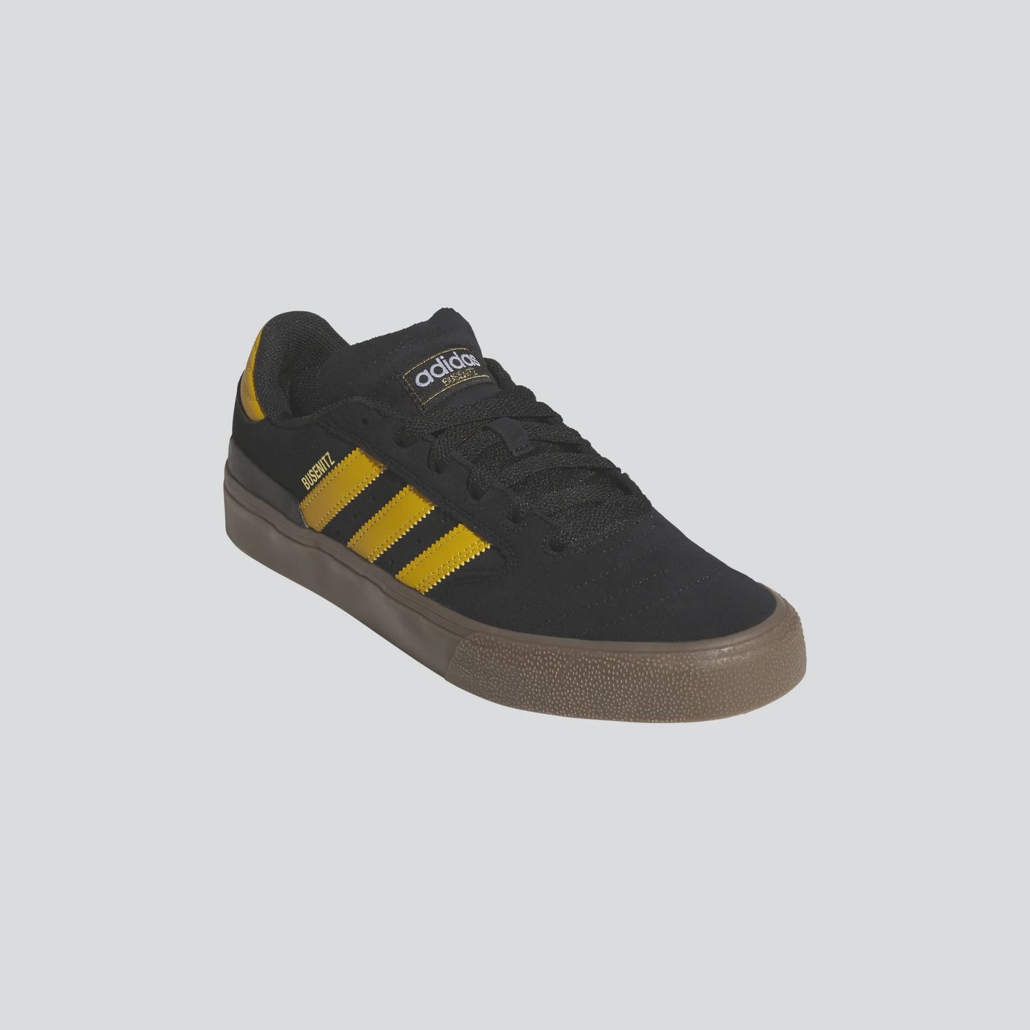 ADIDAS UNISEX BUSENITZ VULC II - BLACK/PRELOVED YELLOW/GUM4