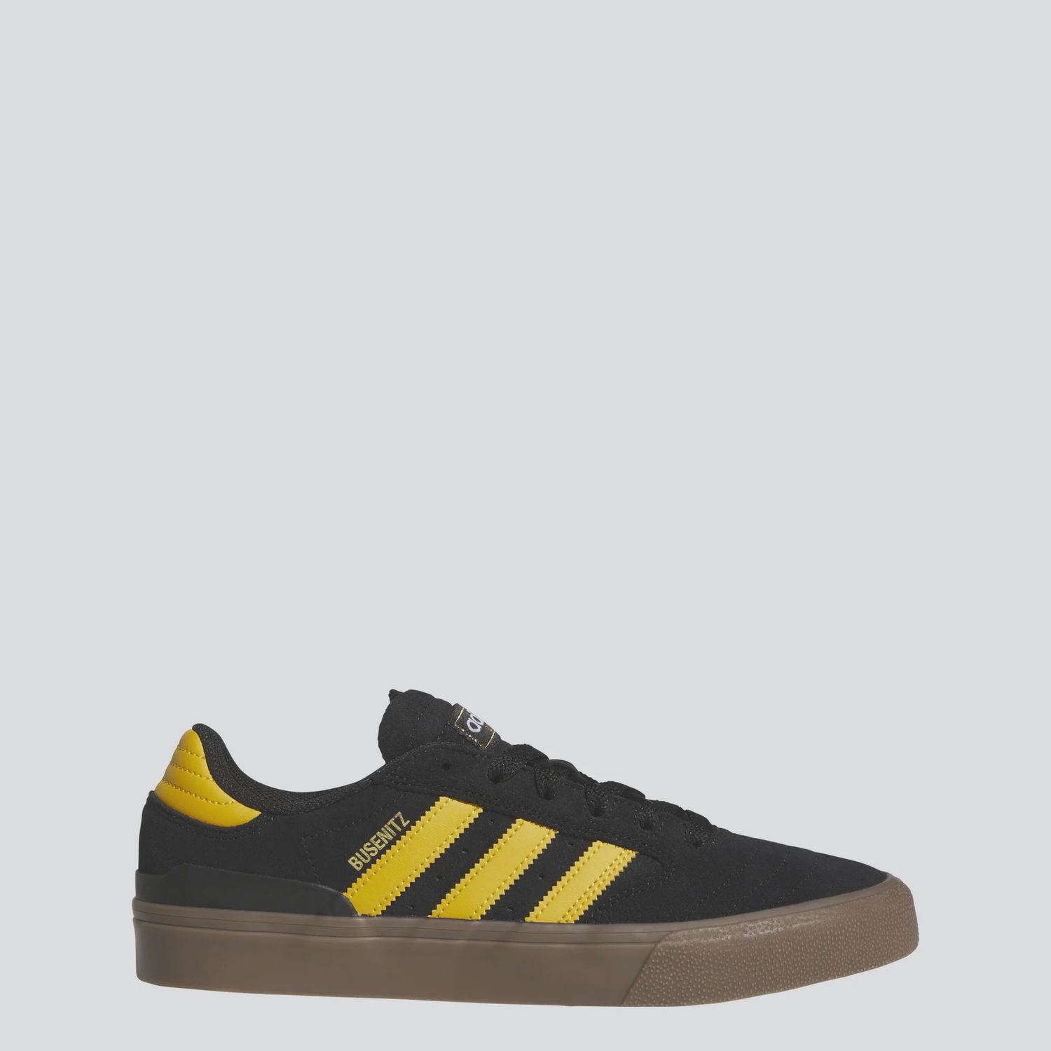ADIDAS UNISEX BUSENITZ VULC II - BLACK/PRELOVED YELLOW/GUM4