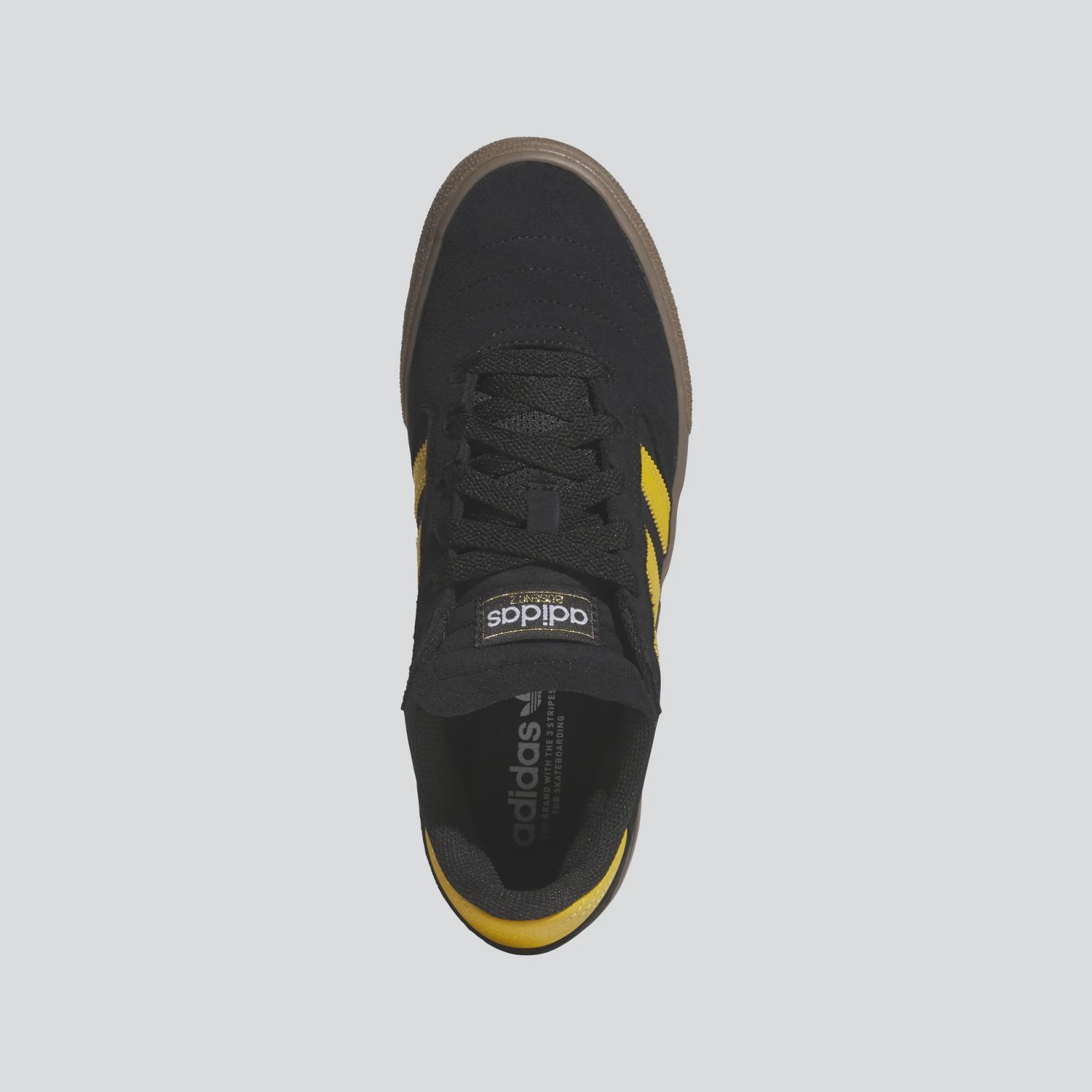 ADIDAS UNISEX BUSENITZ VULC II - BLACK/PRELOVED YELLOW/GUM4