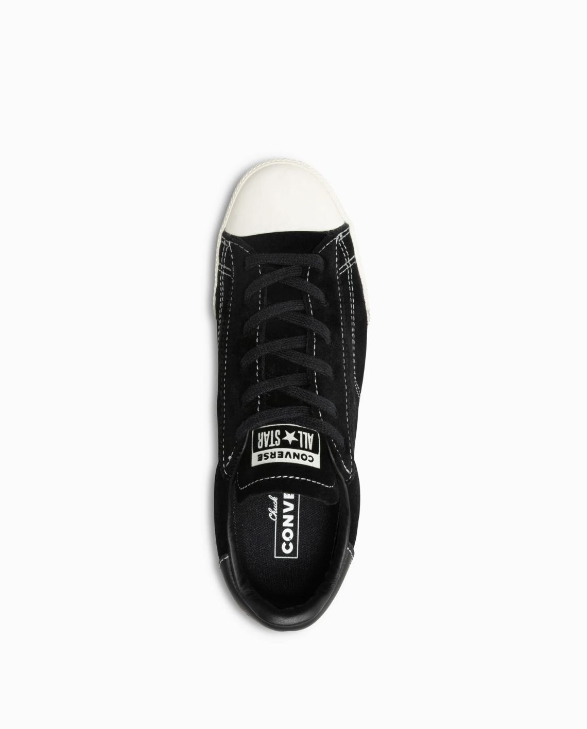CONVERSE WOMENS CHUCK LO PRO - BLACK/BLACK/EGRET