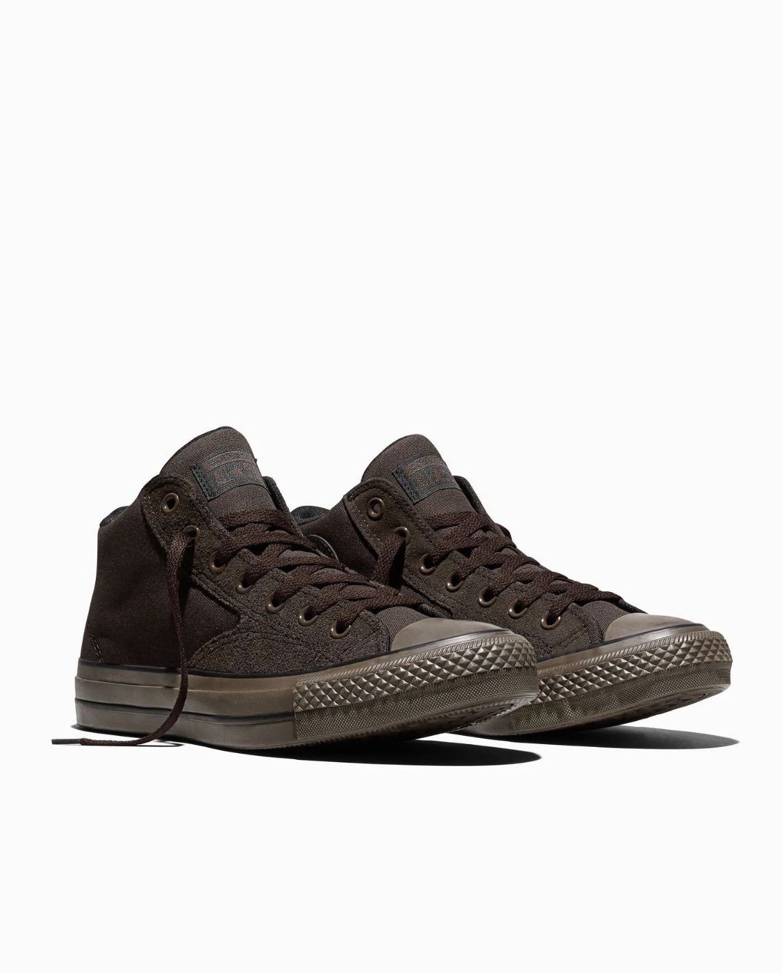 CONVERSE MENS CT MALDEN STREET MID - FRESH BREW/BLACK/GUM BROWN