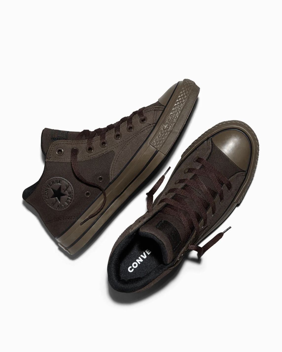 CONVERSE MENS CT MALDEN STREET MID - FRESH BREW/BLACK/GUM BROWN