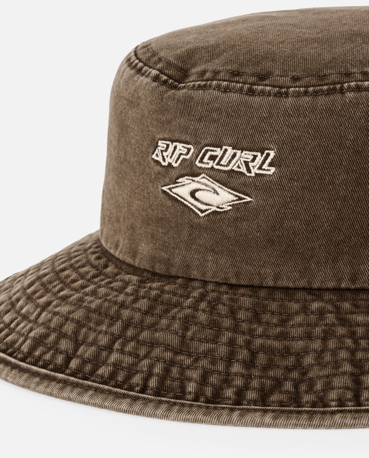 RIP CURL WOMENS PREMIUM SURF UPF SUN HAT - WASHED BROWN