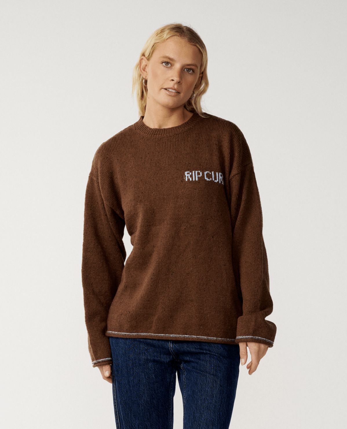 RIP CURL WOMENS SG SPARROW KNIT - CHOCOLATE