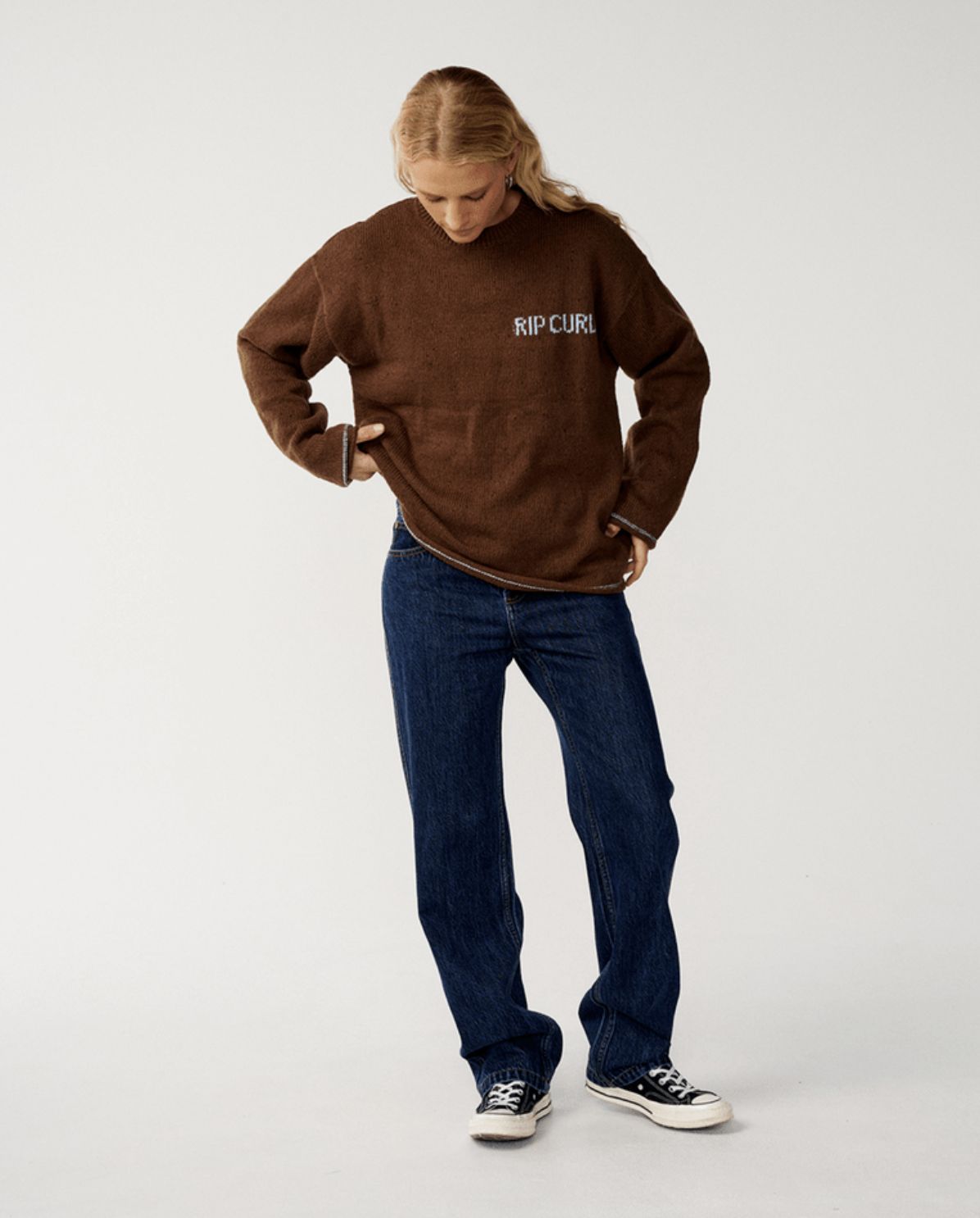 RIP CURL WOMENS SG SPARROW KNIT - CHOCOLATE