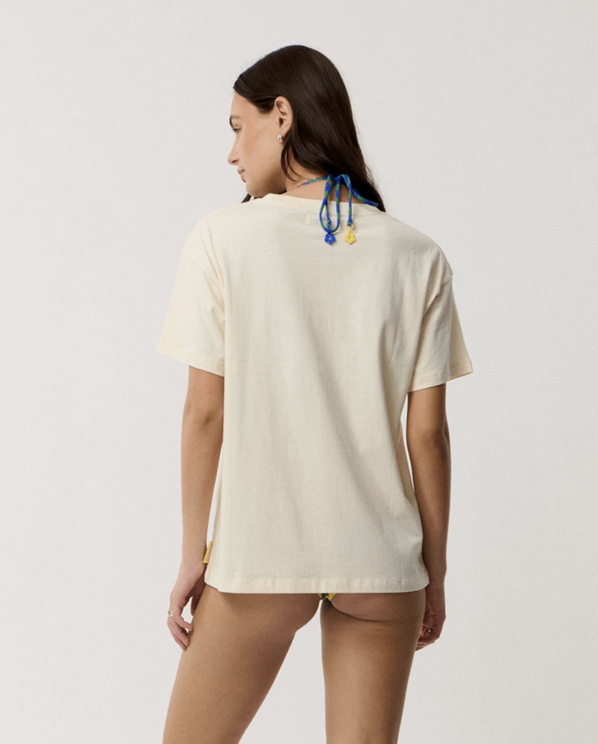 RIP CURL WOMENS DESIRE RELAXED SS TEE - VANILLA
