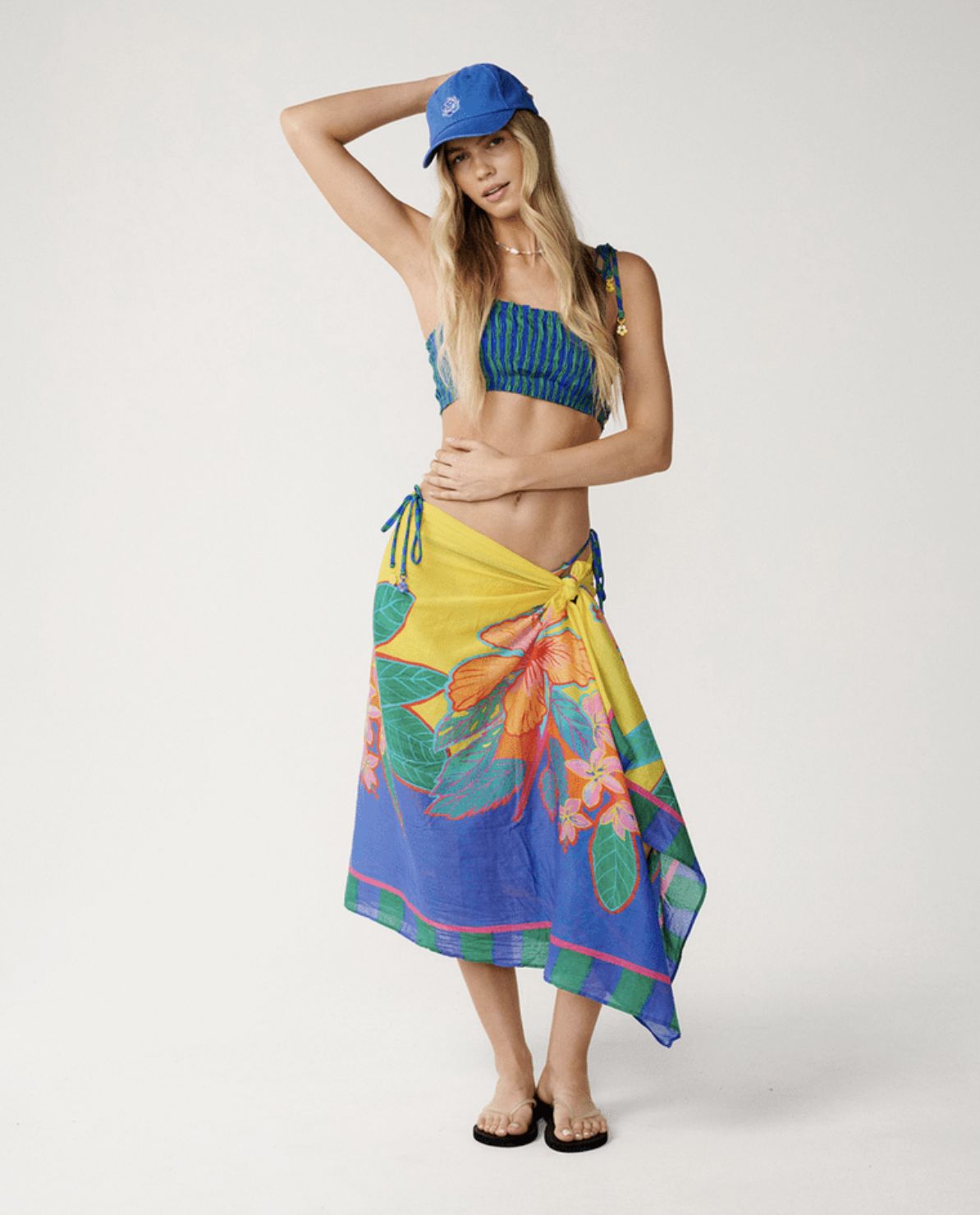 RIP CURL WOMENS BLISS PAREO SARONG - BLISS FLORAL