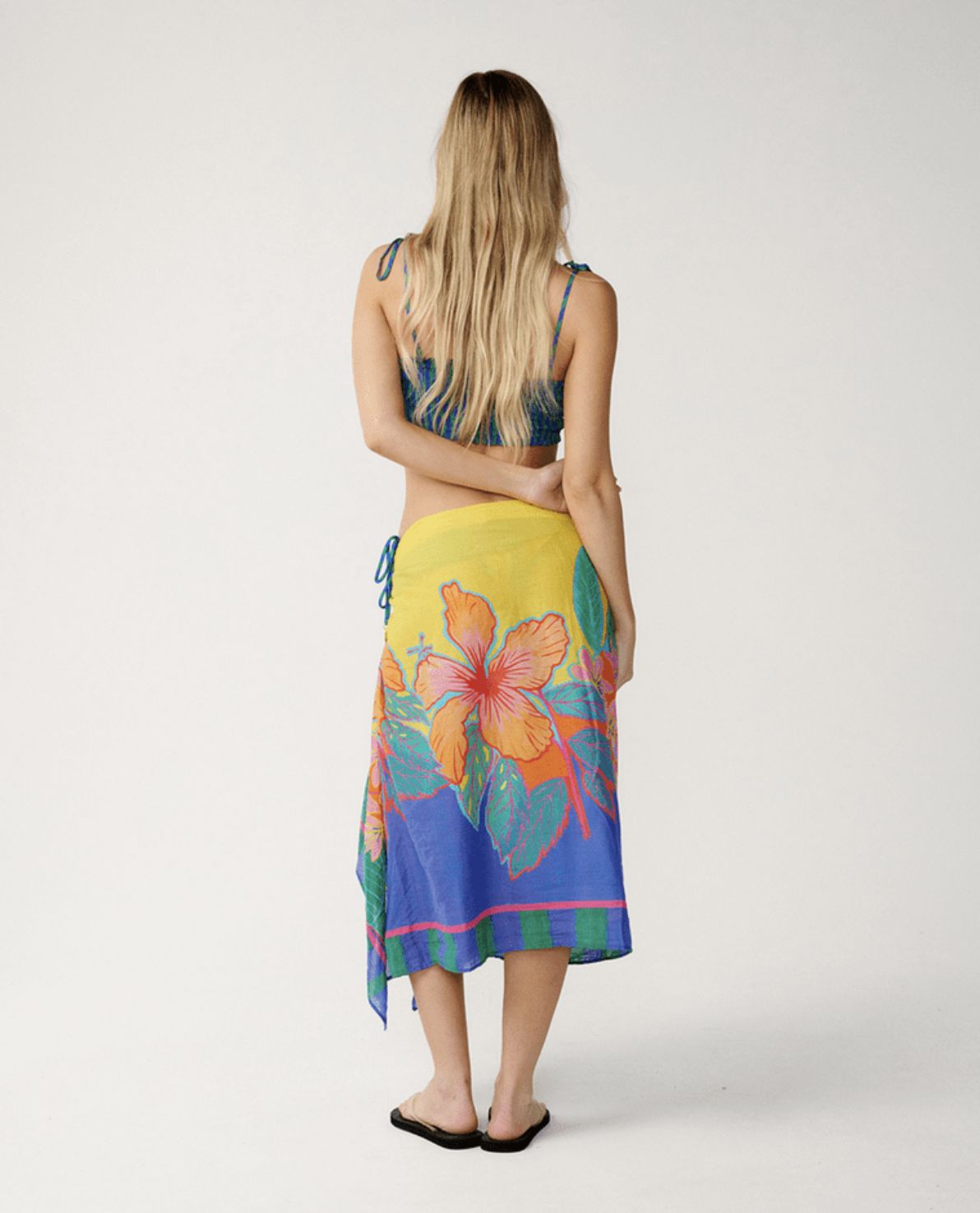 RIP CURL WOMENS BLISS PAREO SARONG - BLISS FLORAL