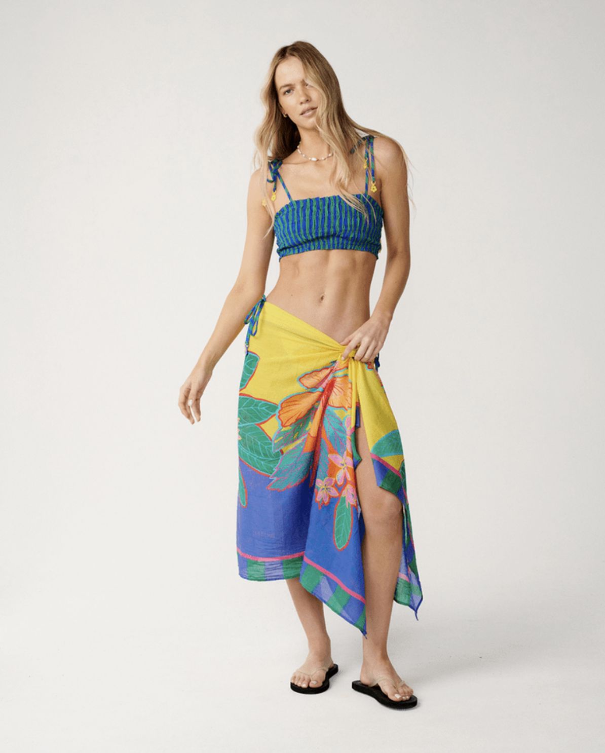 RIP CURL WOMENS BLISS PAREO SARONG - BLISS FLORAL